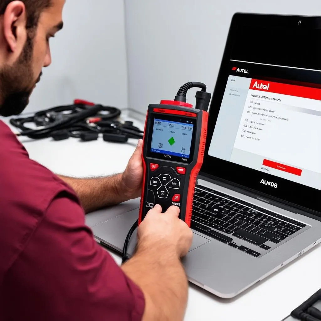 Updating Autel TS508