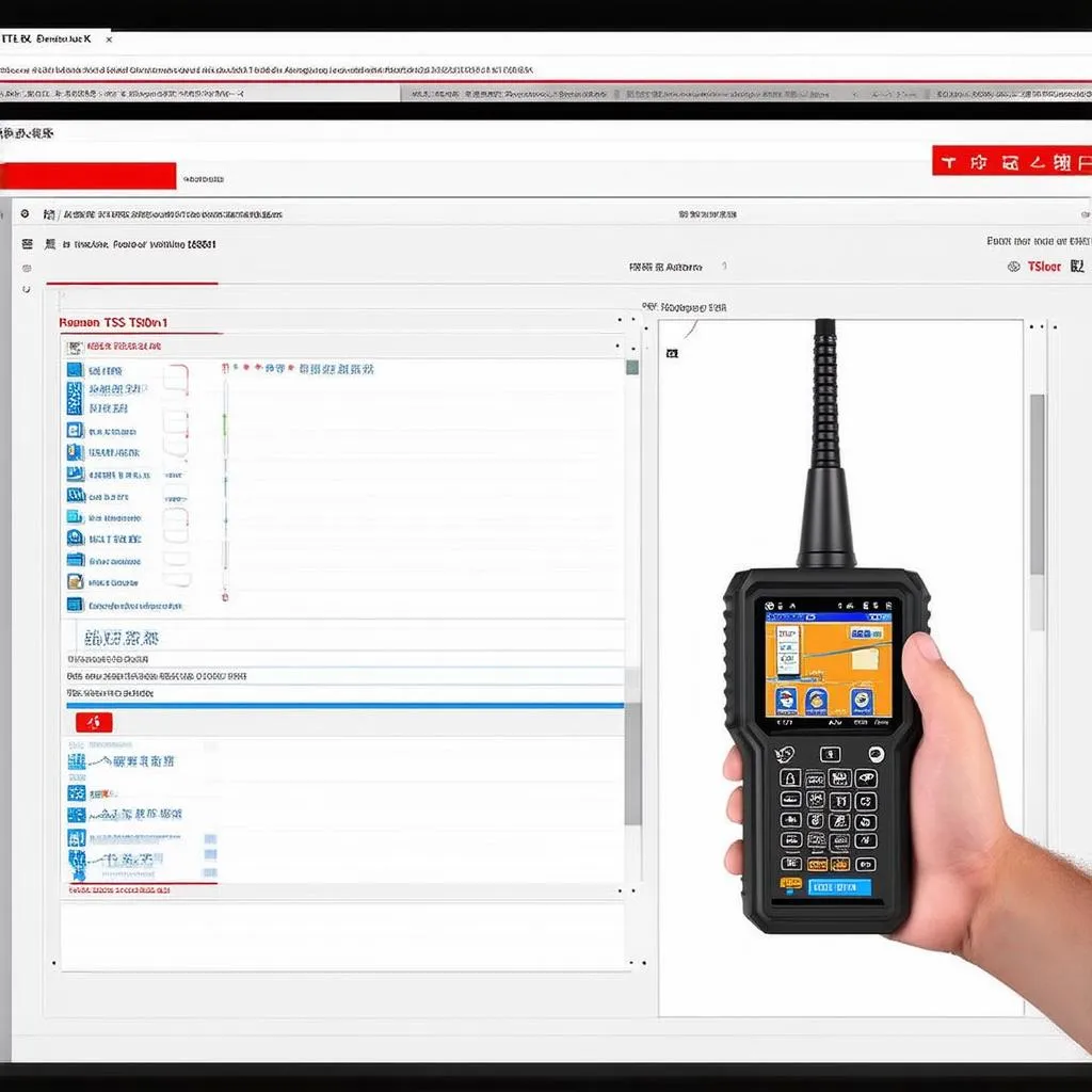 Autel TS508K-1 user interface