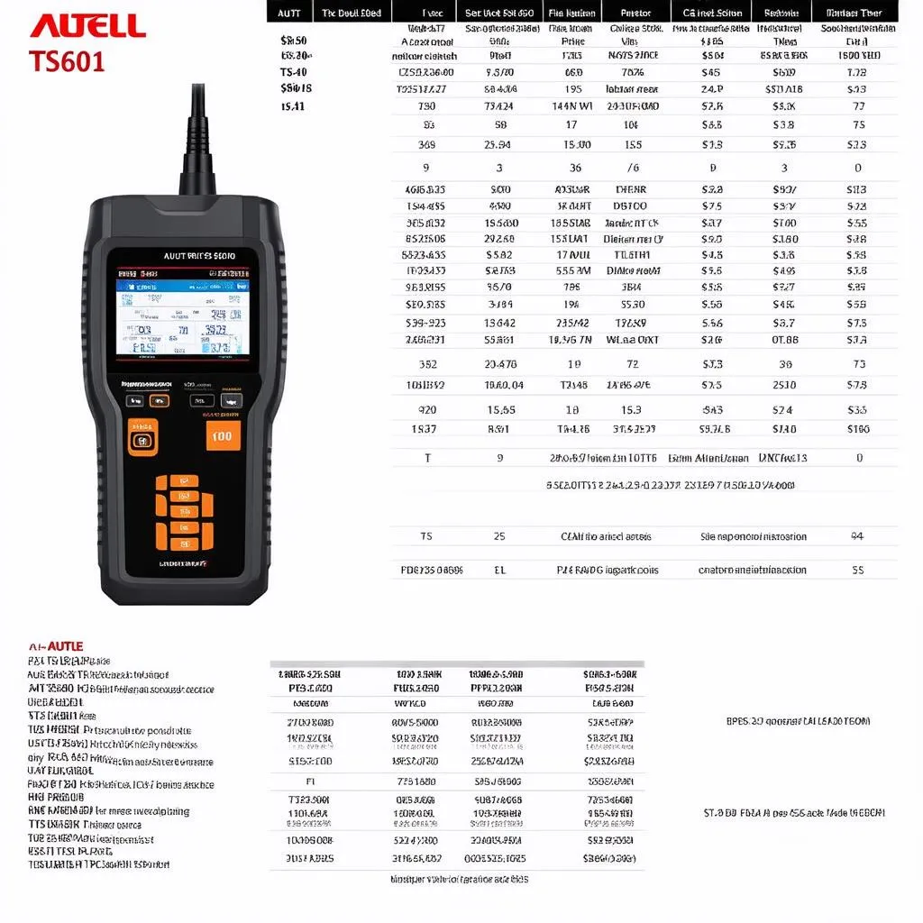 Autel TS601 Price Comparison