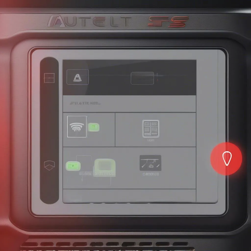 Autel TS608 Reset Button