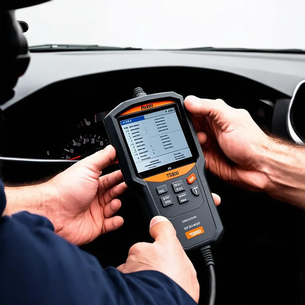 Autel TS808 diagnostic process