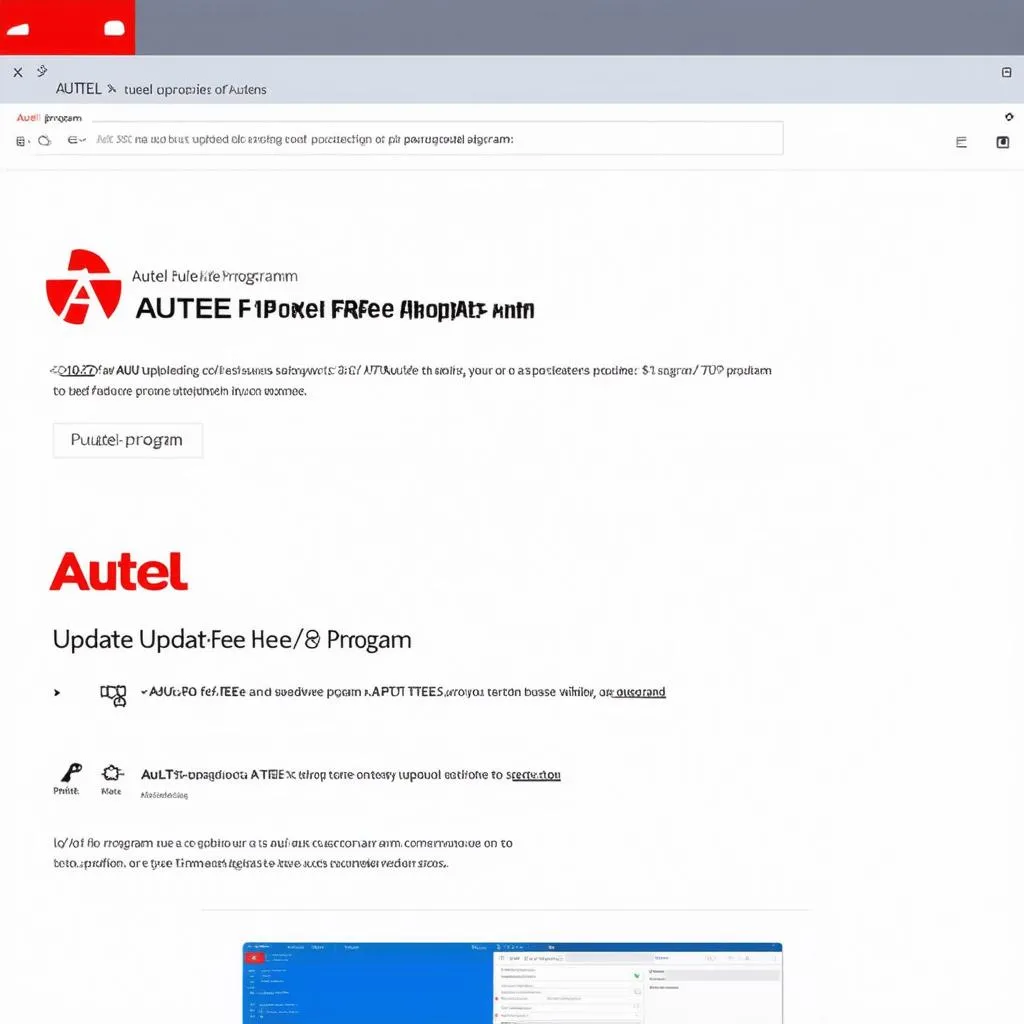 Autel Website Screenshot