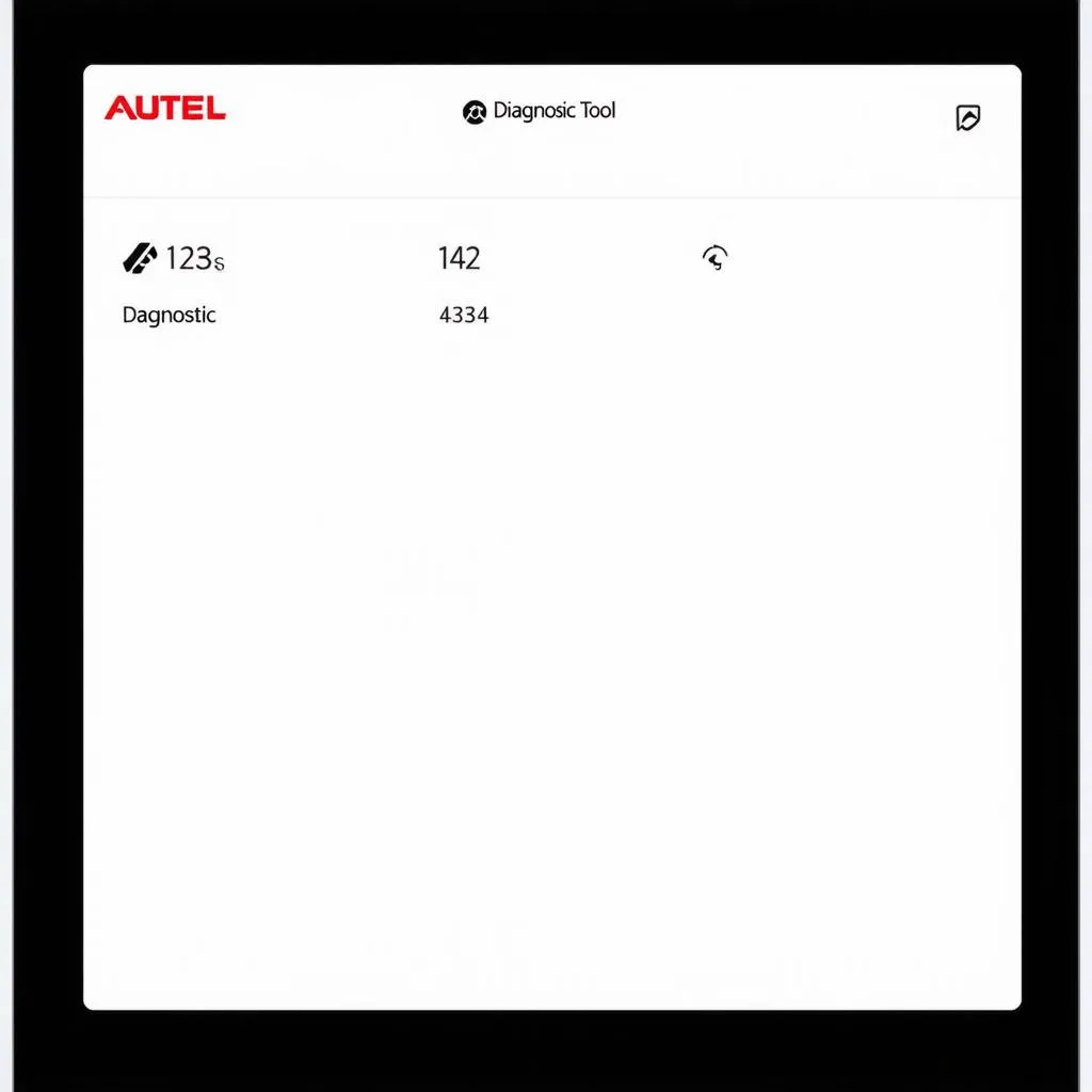 Autel VIC user interface