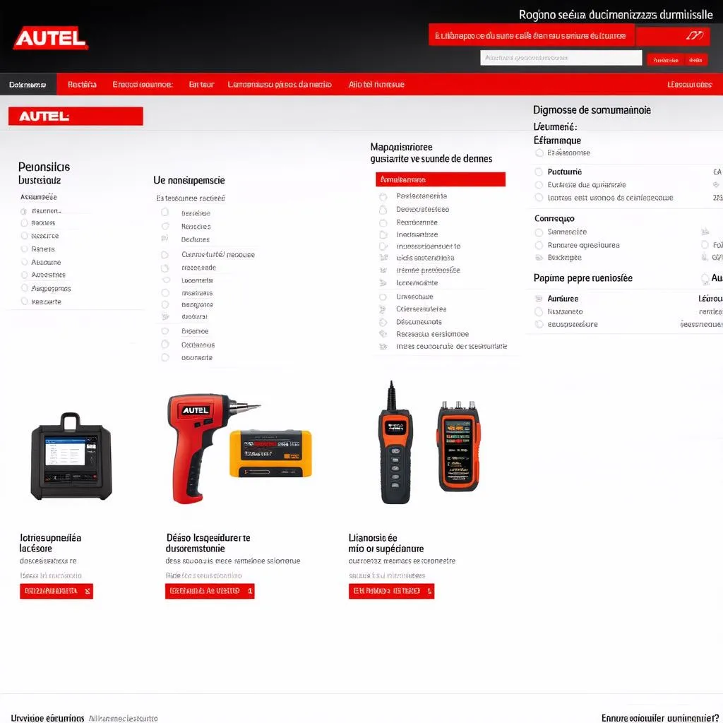 Autel website