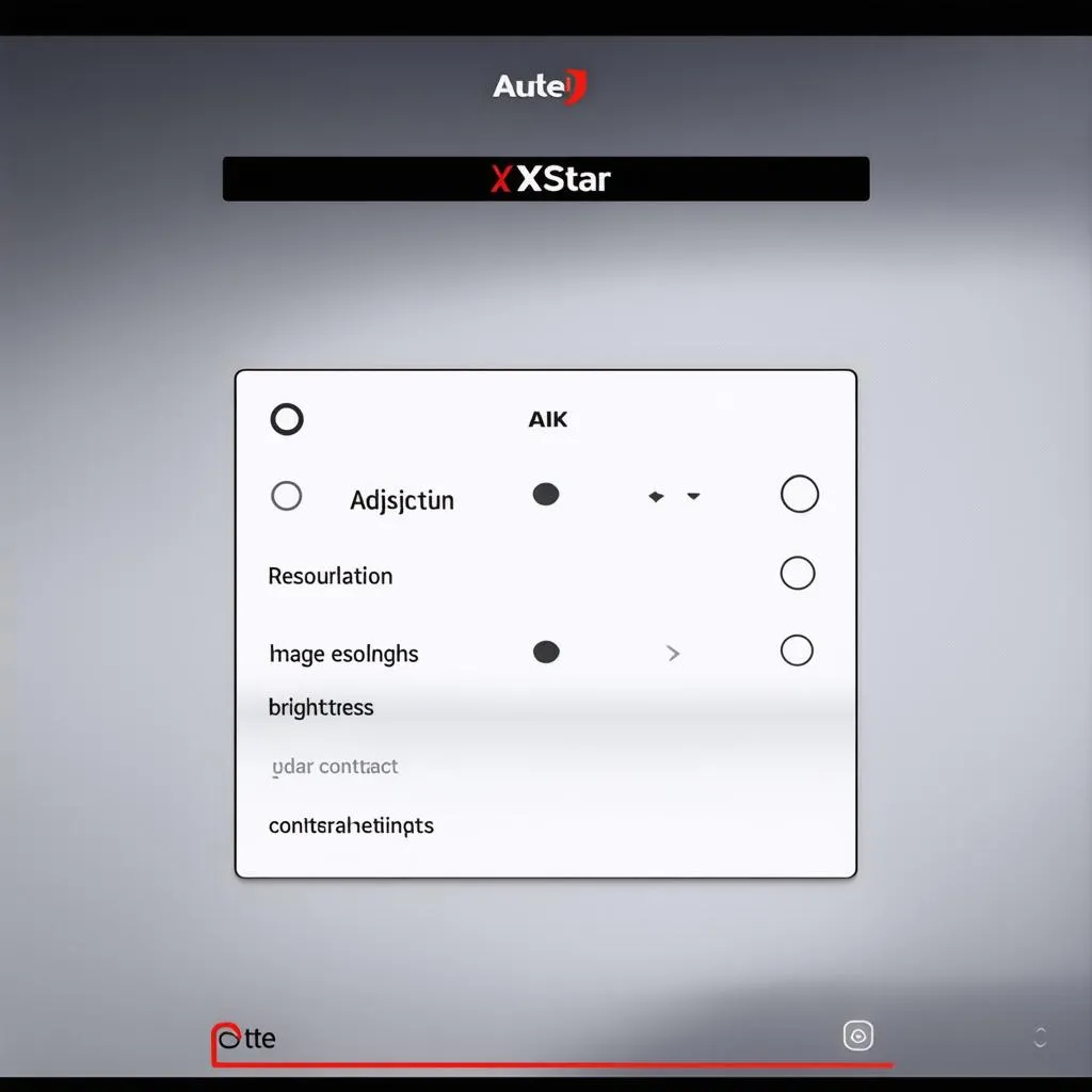 Autel X-Star Camera Settings