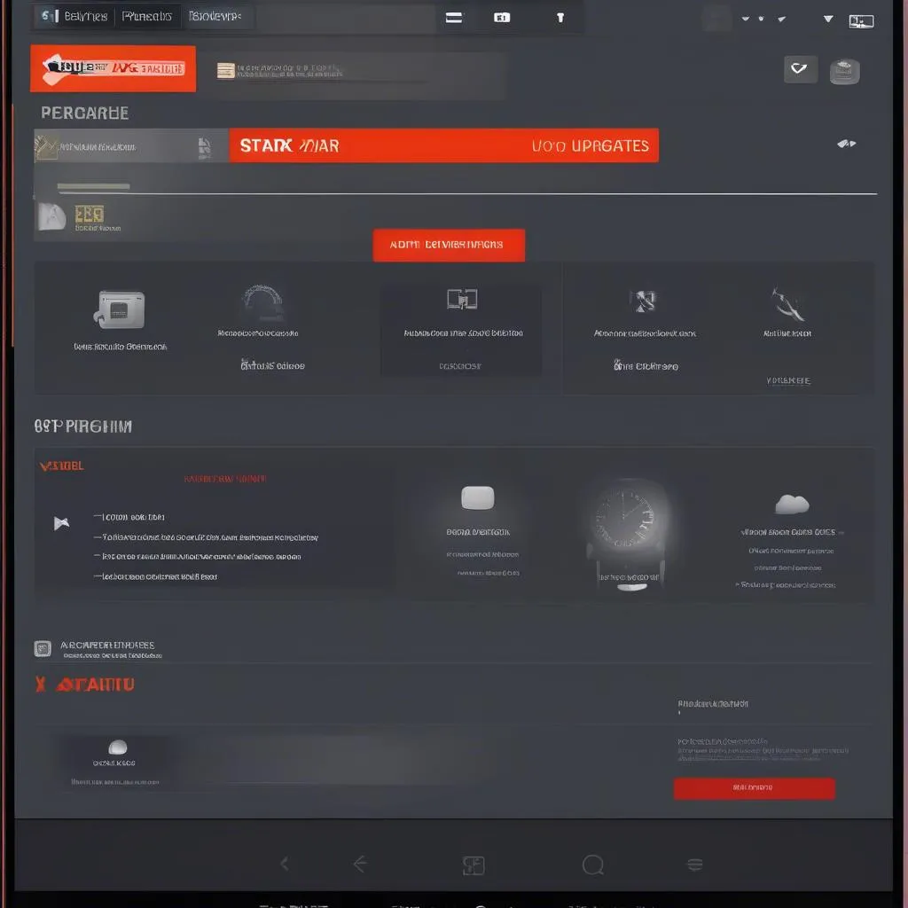 Autel X-Star Premium Upgrade Interface