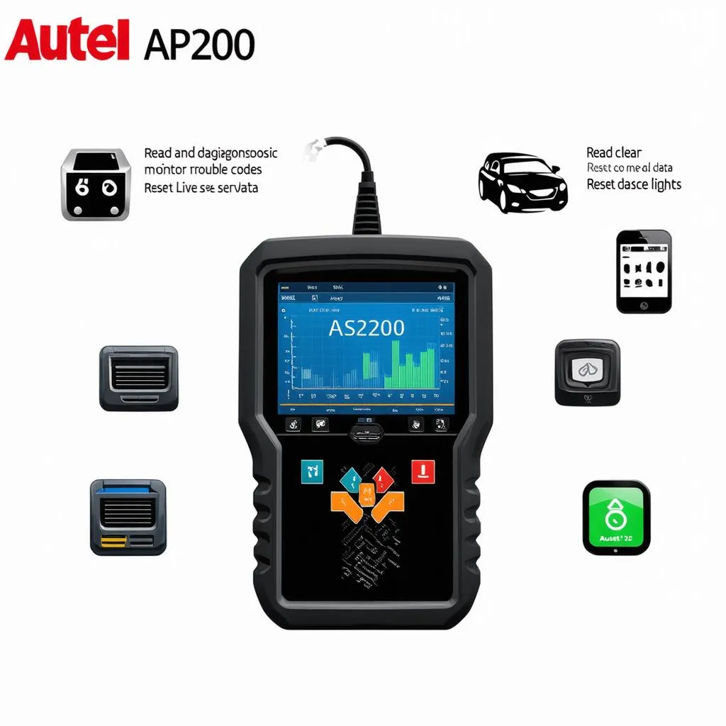 Autel AP200 OBD2 Scanner Features