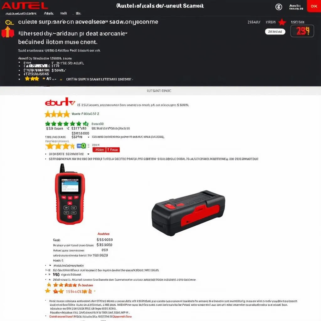 Autel Scanner Deal on eBay