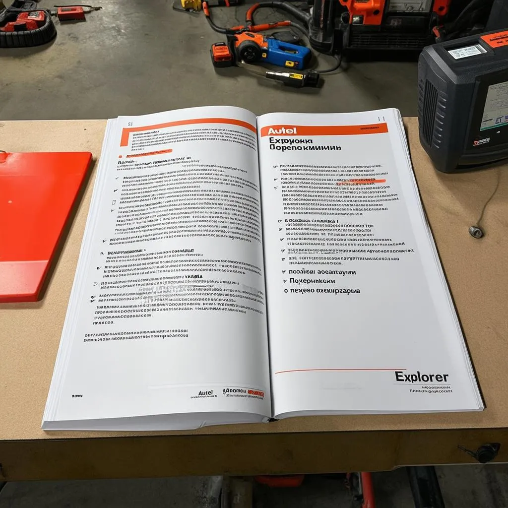 Autel Explorer Instruction Manual