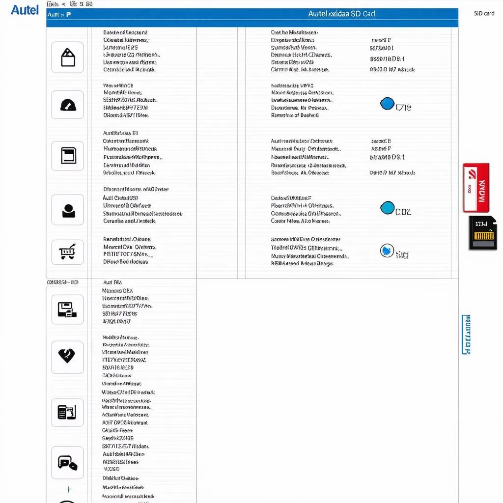 Autel Maxidas SD Card Data