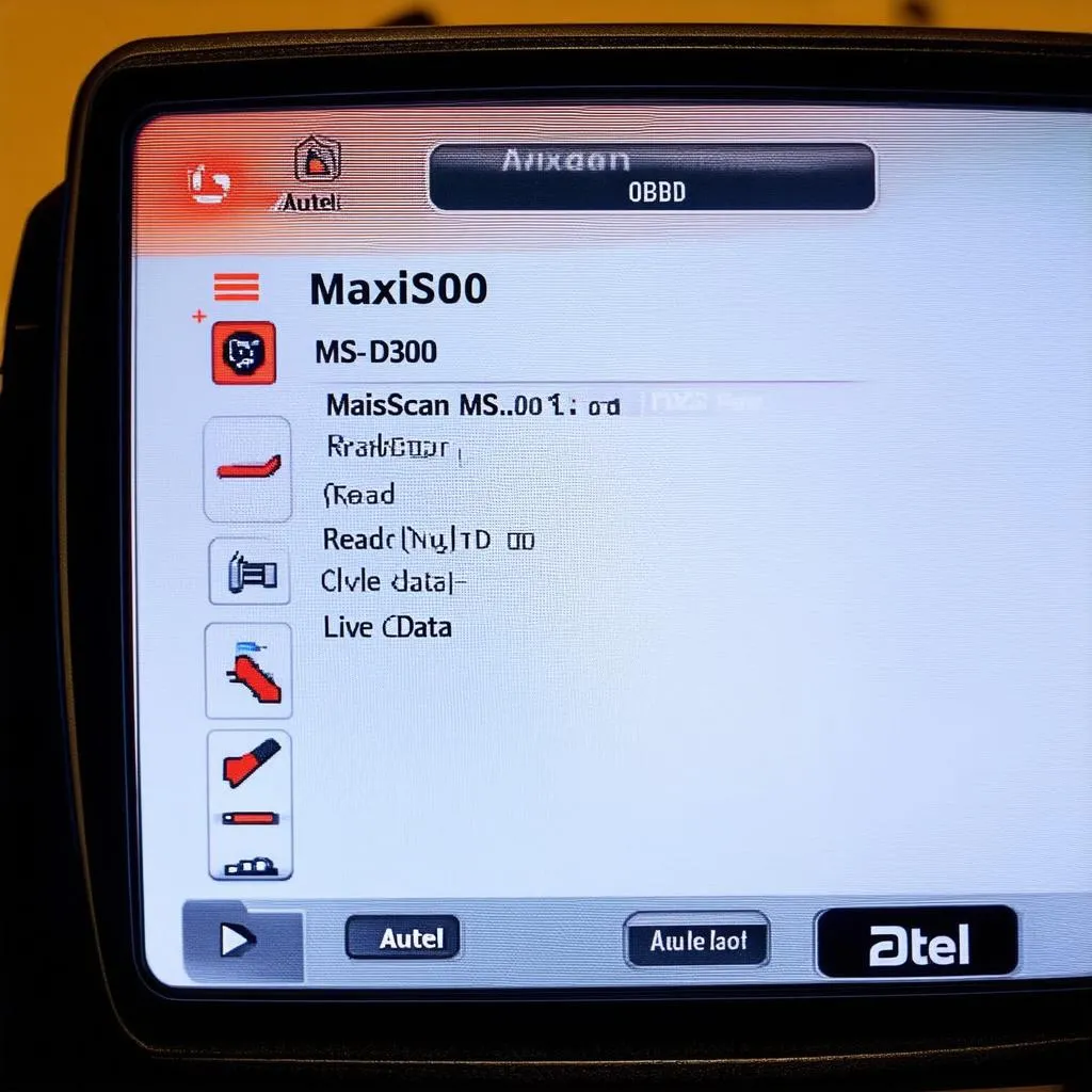 autel maxiscan ms300 obd interface