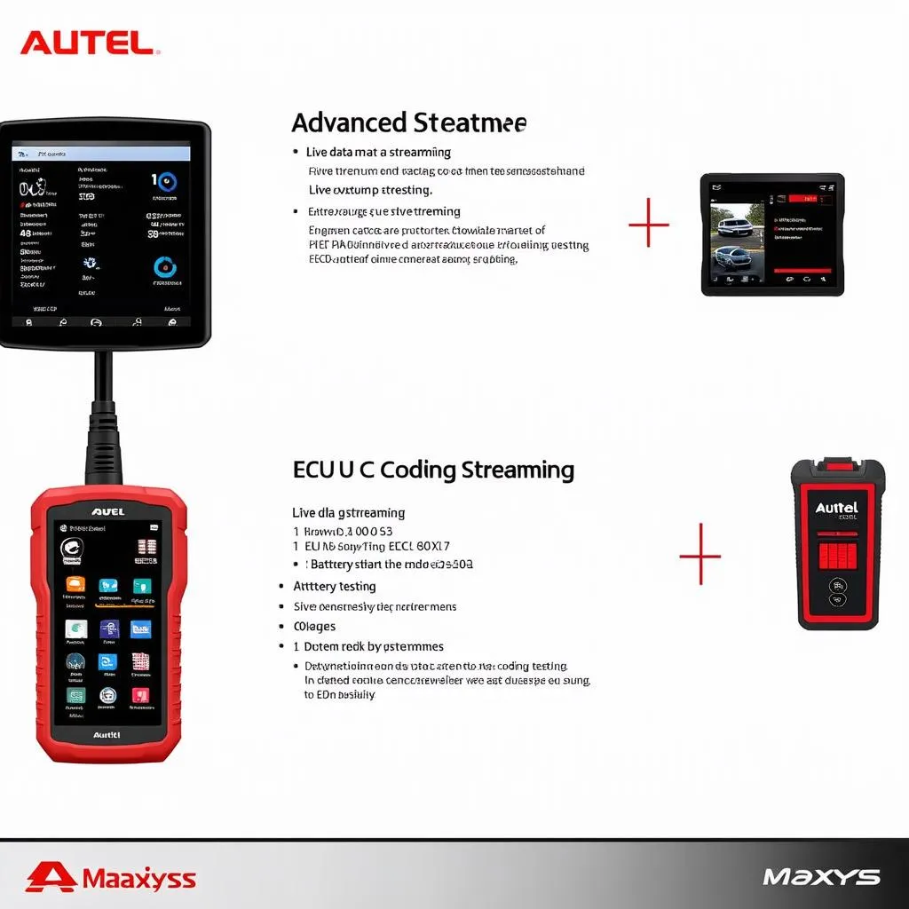 Autel Maxisys Scanner features