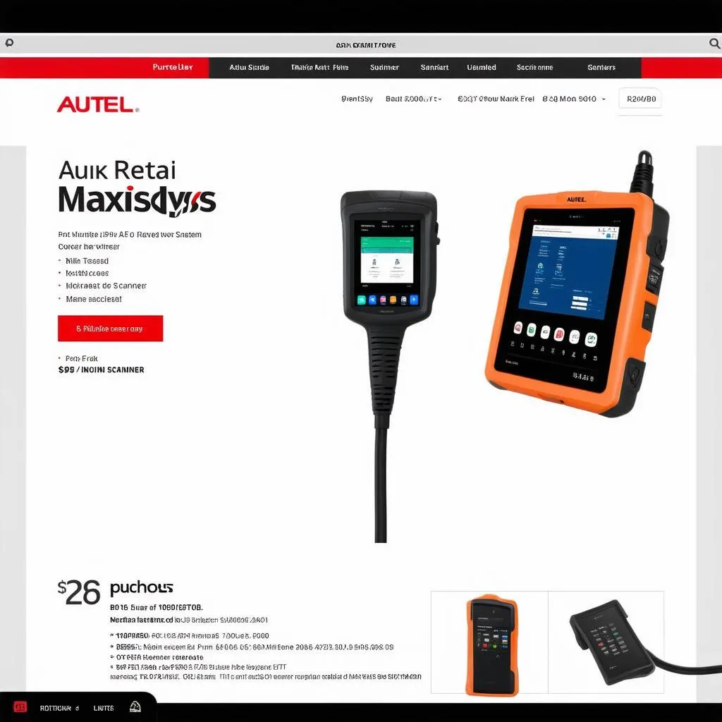 Purchase Autel Maxisys Scanner