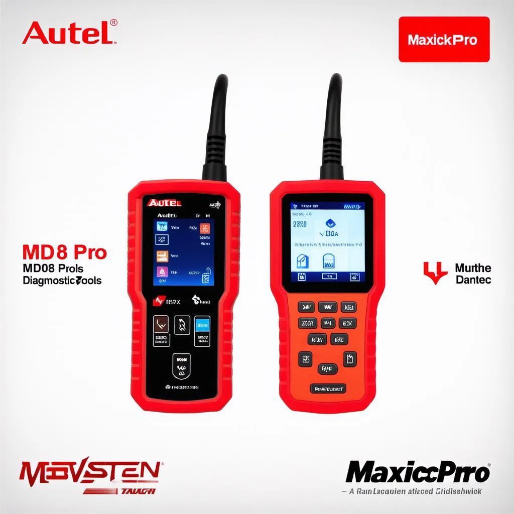 Autel MD808 Pro and Maxicheck Pro Diagnostic Tools