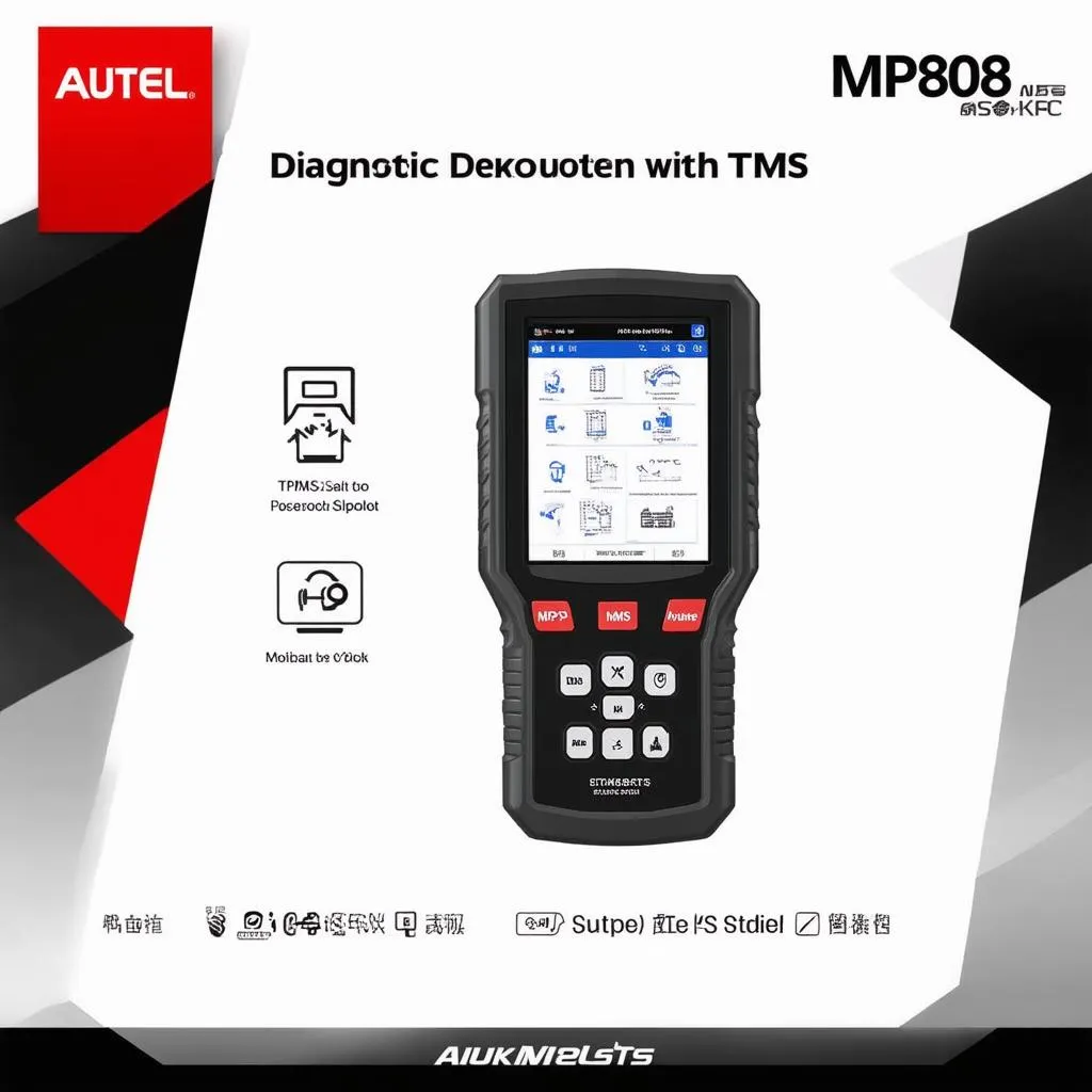 Autel MP808TS screen