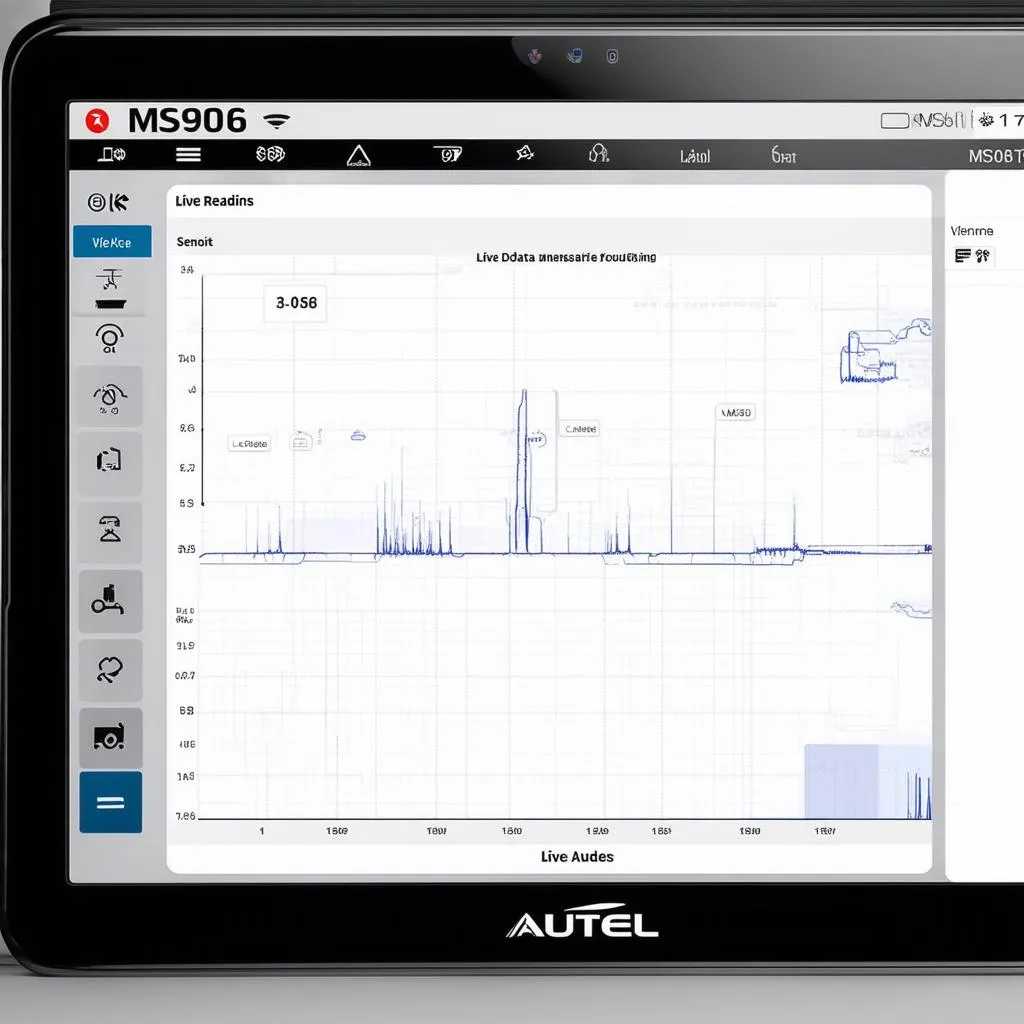 Autel MS906BT Live Data Stream