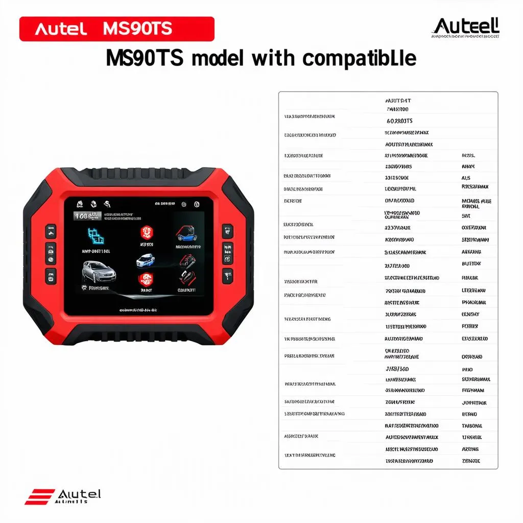 Autel MS906TS Compatibility