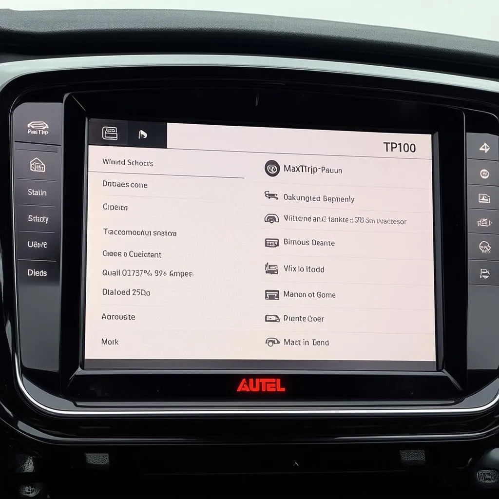 autel maxitrip tp100 dashboard