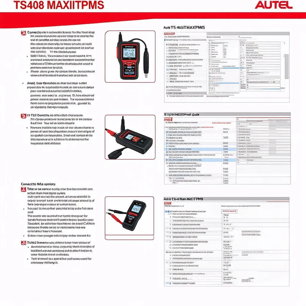 Autel TS408 MAXITPMS User Guide