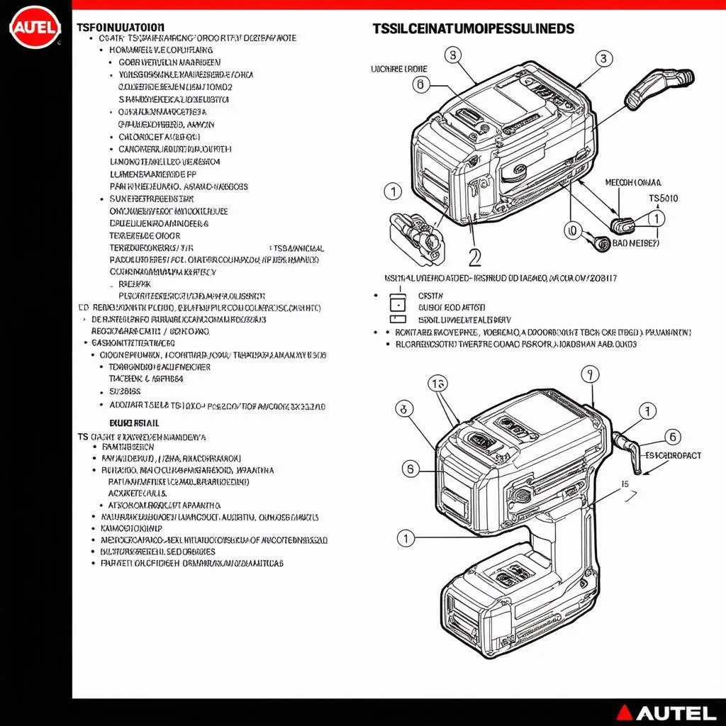 Autel TS501 manual