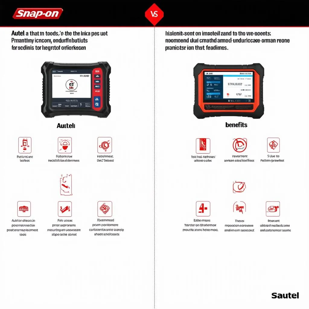 Autel and Snap-on Diagnostic Tools