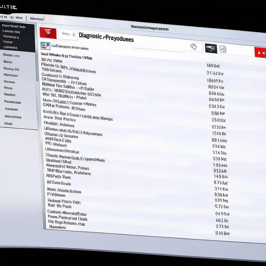 Autel Waypoints Menu