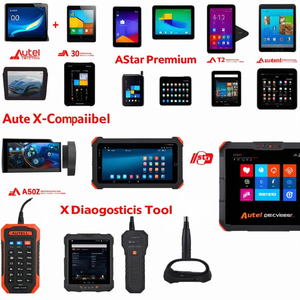 autel xstar premium compatible tablets