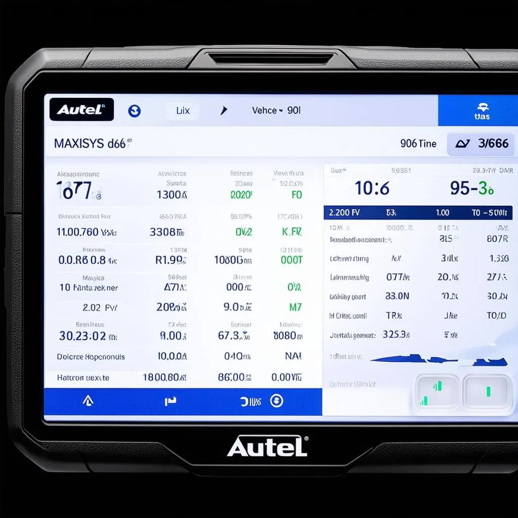 Autel MaxiSys 906TS Live Data Streaming