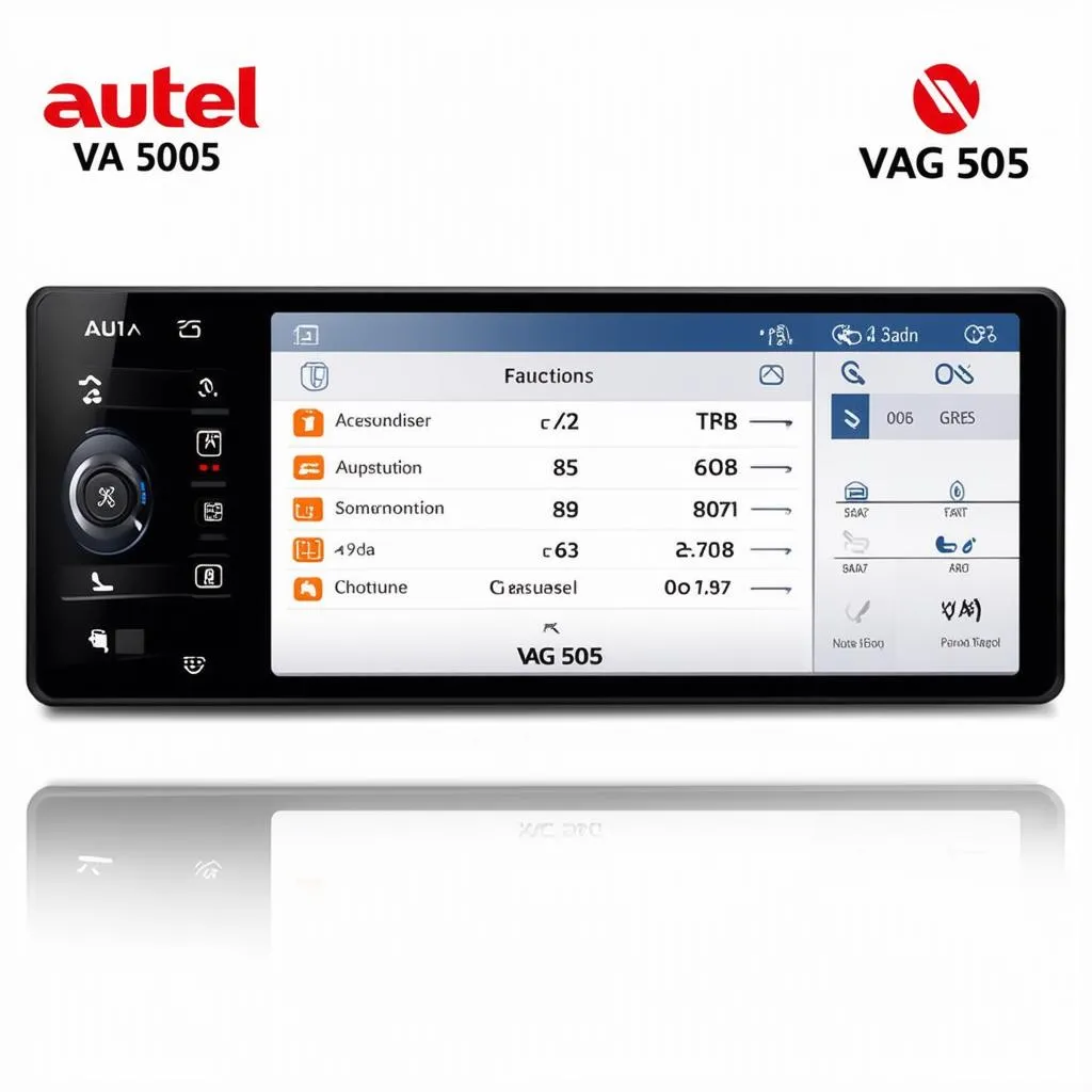 Autel VAG 505 Dashboard