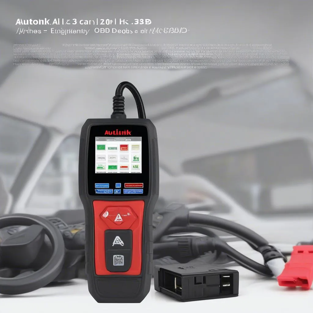 Key features of the Autolink AL329 scan tool