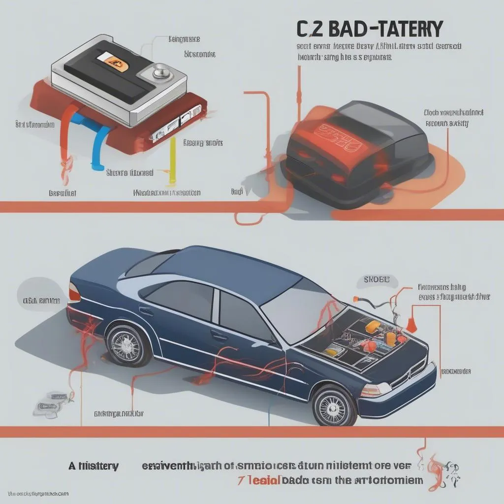 Signs of a bad battery vs starter