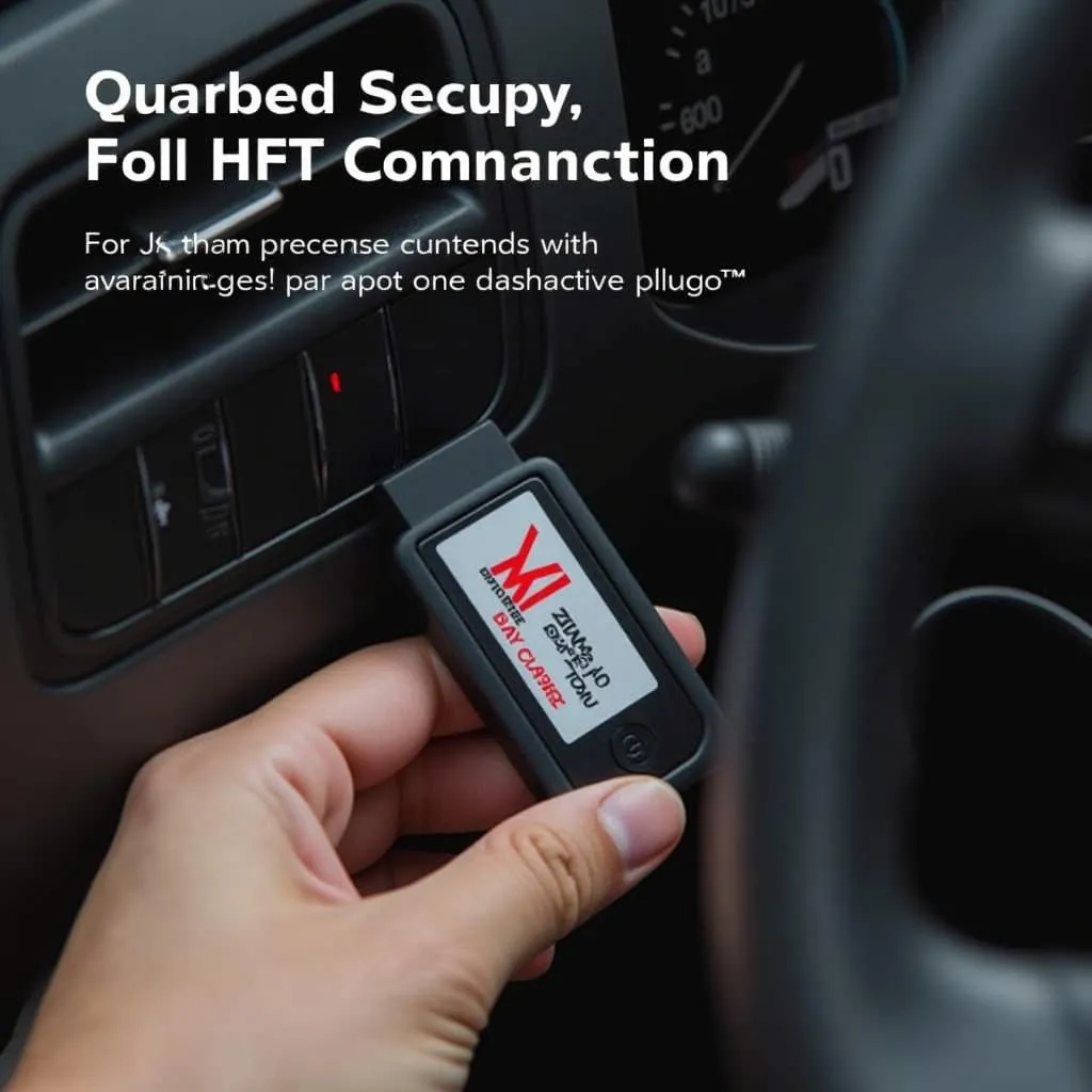 BAFX Products 34T5 Bluetooth OBDII Scan Tool connected to a car's OBDII port