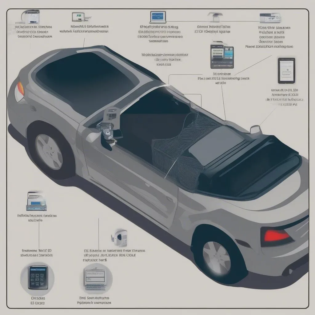 OBD2 Scan Tool for Car Diagnostics and Engine Trouble Code Retrieval