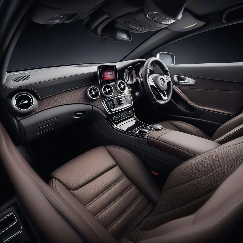 Benz car CLA interior