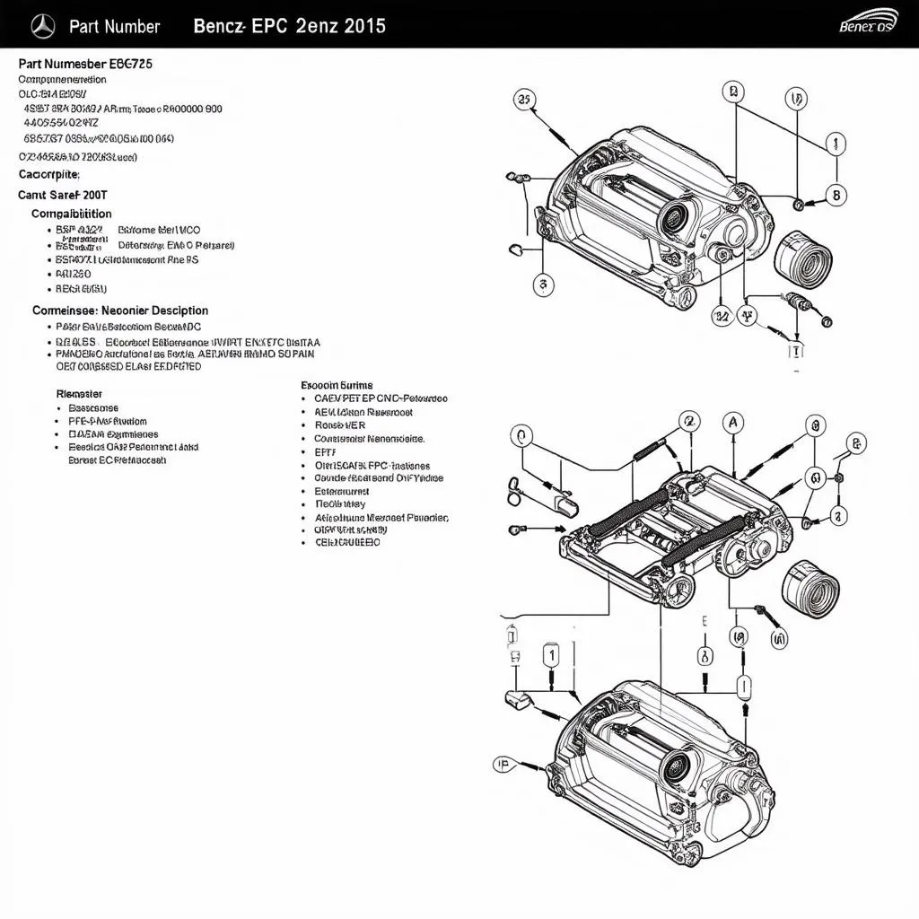 Benz EPC 2015 Parts Catalog