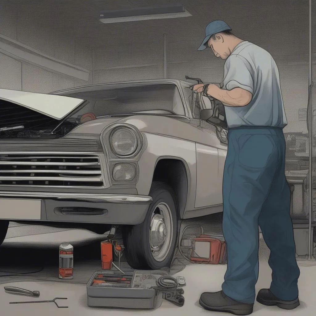 Best cars 2023: Used car inspection by a mechanic