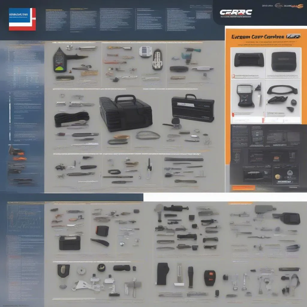 A variety of image scanning tools for European cars