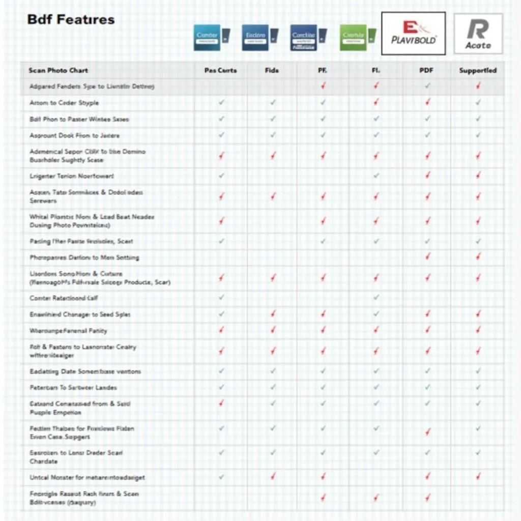 Best Scan Photo to PDF Tool Comparison Chart