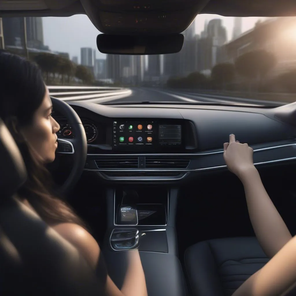 woman-in-black-dress-in-car-interior