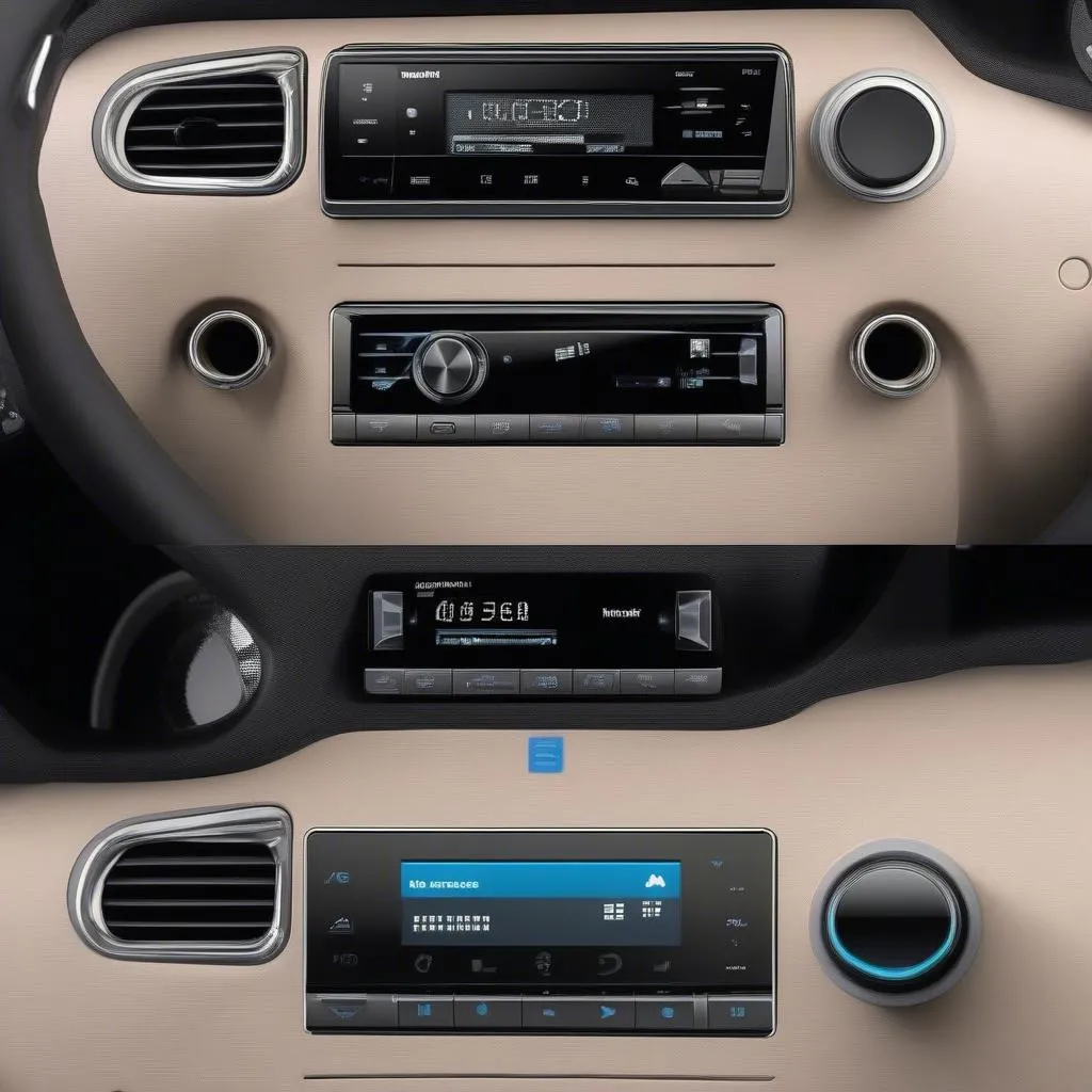 Blaupunkt Single Din Car Stereo with Bluetooth, USB Port, and CD Player