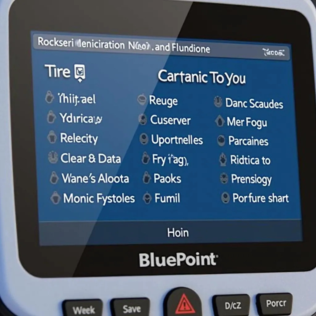 BluePoint Scan Tool Interface