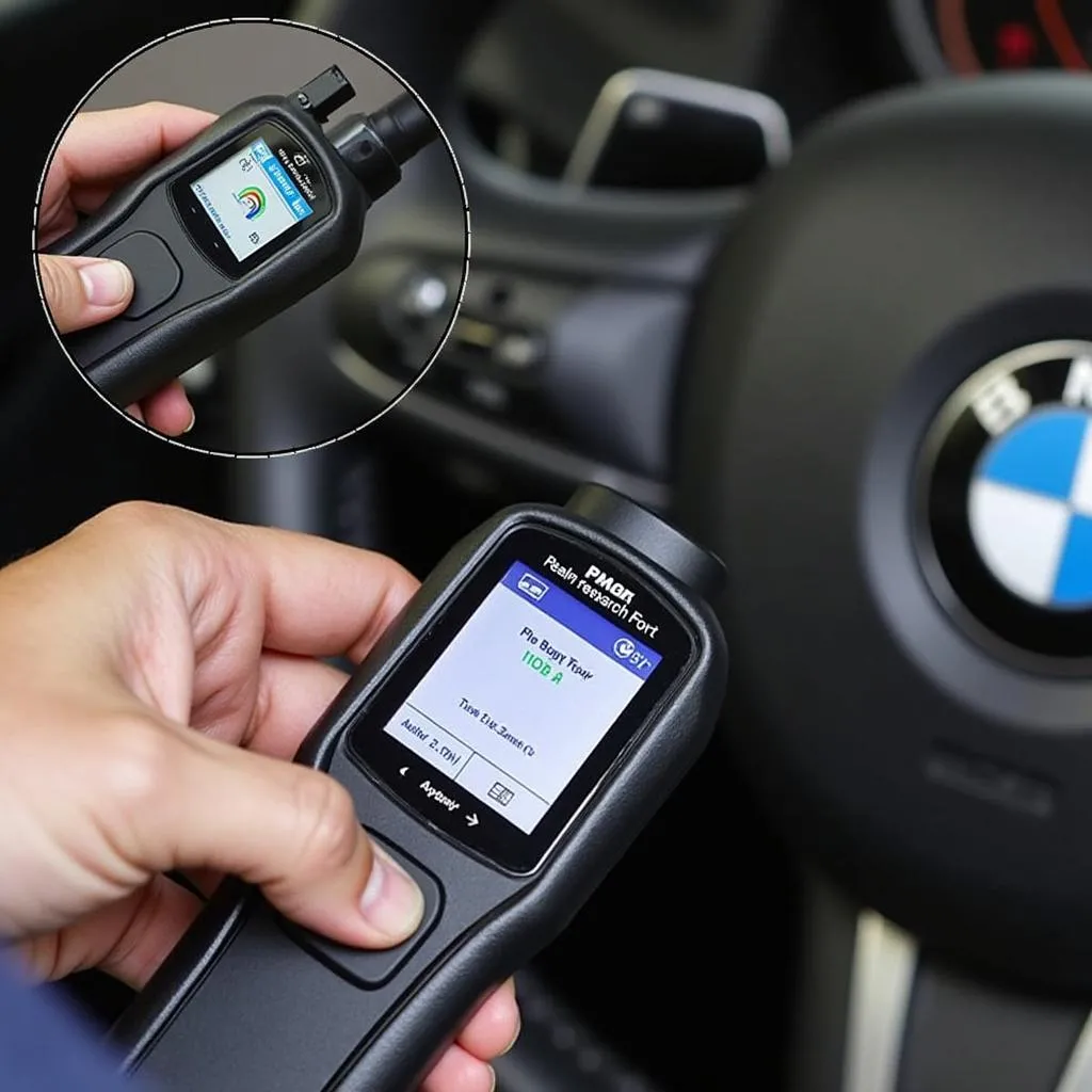 Using a Peake Research Airbag Scan Tool on a BMW