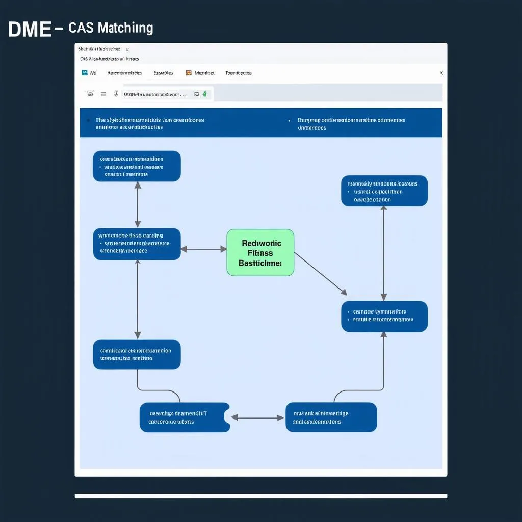 BMW DME-CAS Matching Process