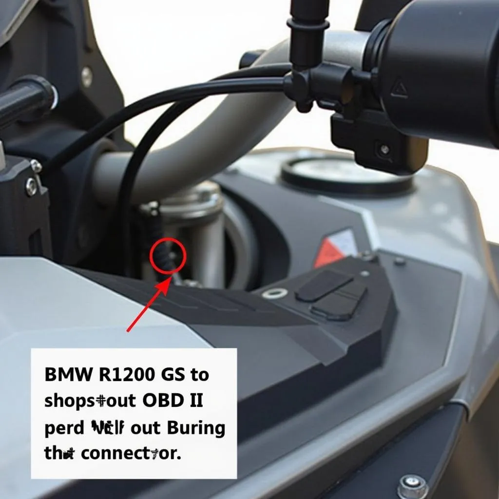 BMW R1200GS OBD-II Port