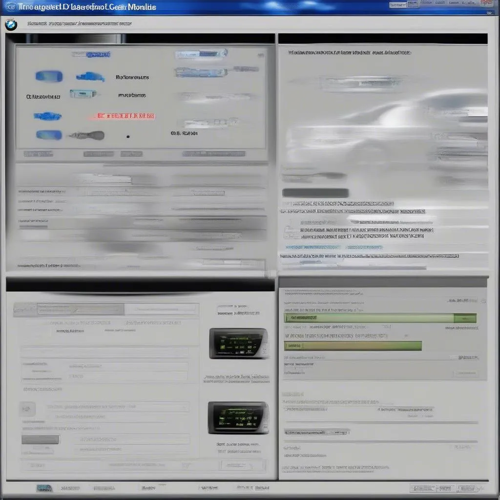 Diagnostic capabilities of a BMW scan tool for the E65 7 Series