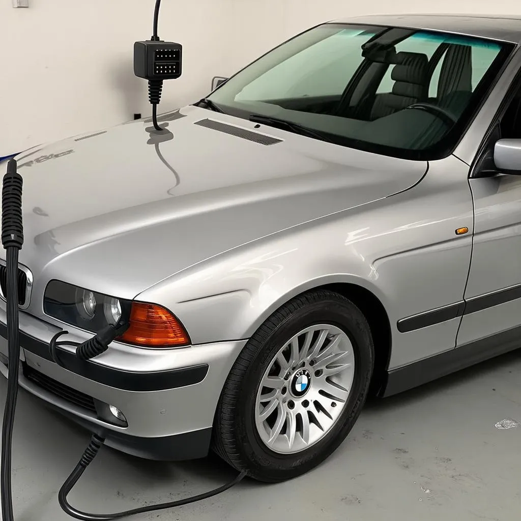 BMW Scanner plugged into an E39