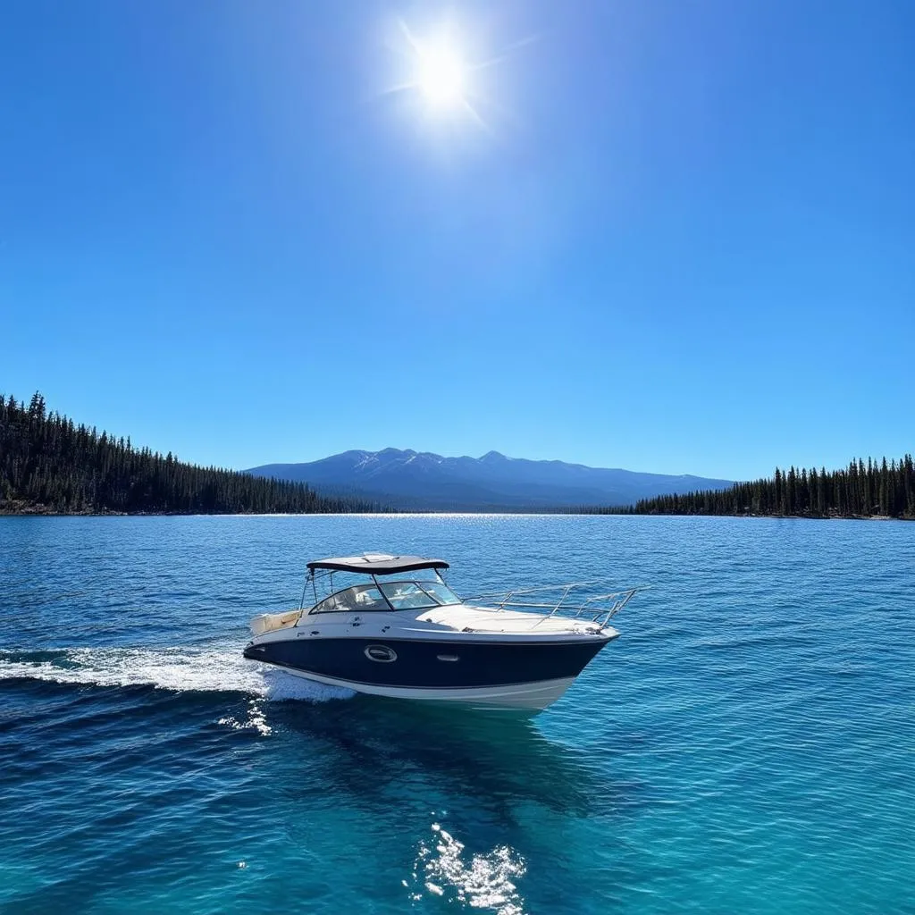 Boating on Lake Tahoe