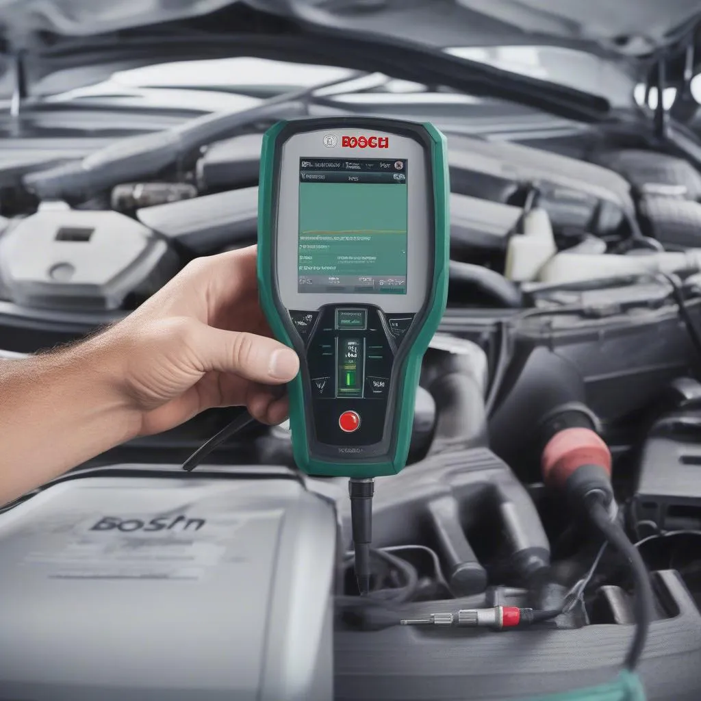 Bosch 1300 Scan Tool Displaying Live Data