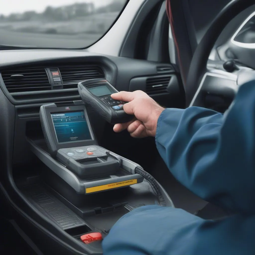 Bosch 1300 Scan Tool Connecting to OBD Port