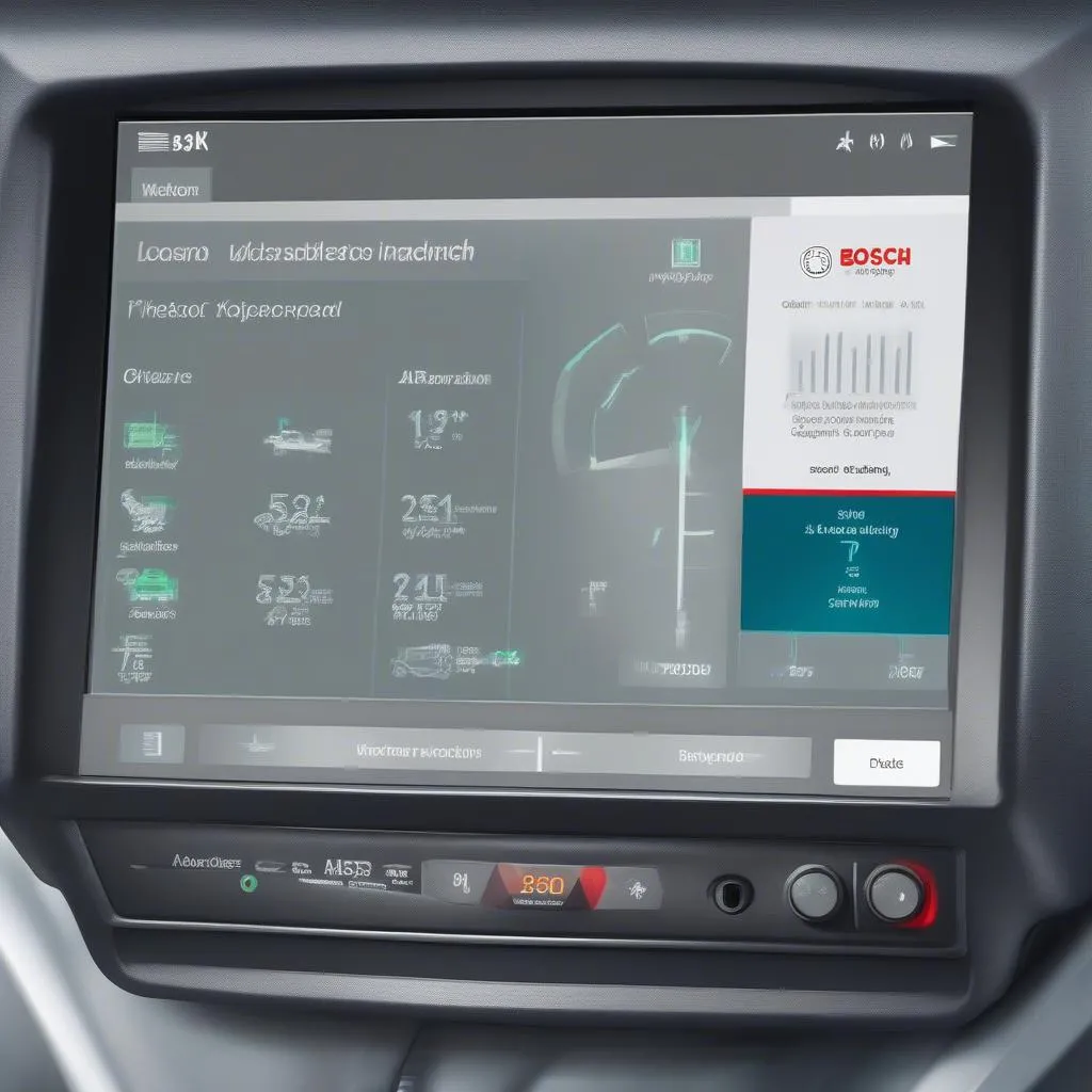 Bosch Auto Scanner Dashboard